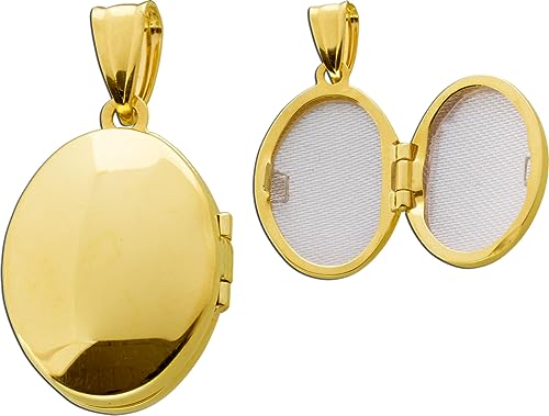 Ch.Abramowicz Medaillon Anhänger Gelbgold 333 8K Gravierbar von CH.ABRAMOWICZ