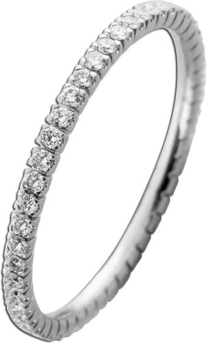 Ch.Abramowicz Memoire Ring Weißgold 585 14K Natur Diamanten 0.50ct 19 von CH.ABRAMOWICZ