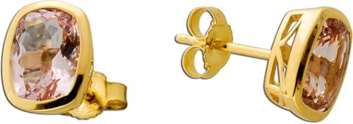 Ch.Abramowicz Morganit Ohrstecker Gold 585 14K rosa Edelsteine 2.20ct von CH.ABRAMOWICZ