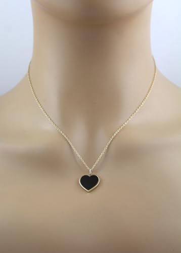 Ch.Abramowicz Onyx Herzkette Silber vergoldet schwarzer Edelstein 2.3ct weiße Topas Edelsteine 47 Ch.Abramowicz Onyx Herzkette Silber vergoldet schwarzer Edelstein 2.3ct weiße Topas Edelsteine 47 von CH.ABRAMOWICZ