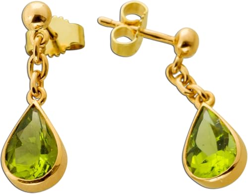 Ch.Abramowicz Peridot Ohrstecker Gold 585 14K grüne Edelsteine 3.0ct von CH.ABRAMOWICZ