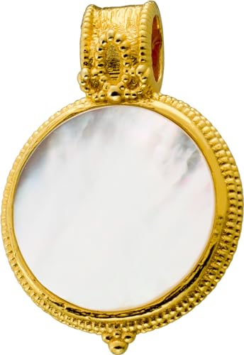 Ch.Abramowicz Perlmutt Anhänger Silber 925 Gelbgold vergoldet Etrusker Design Ch.Abramowicz Perlmutt Anhänger Silber 925 Gelbgold vergoldet Etrusker Design von CH.ABRAMOWICZ
