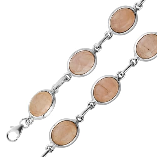 Ch.Abramowicz Rosenquarz Armband Silber 925 rosa Edelsteine 27.5ct 21 Ch.Abramowicz Rosenquarz Armband Silber 925 rosa Edelsteine 27.5ct 21 von CH.ABRAMOWICZ