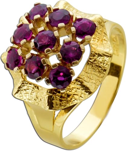 Ch.Abramowicz Rubin Ring Gold 585 14K pinke Edelsteine Antikschmuck 18 Ch.Abramowicz Rubin Ring Gold 585 14K pinke Edelsteine Antikschmuck 18 von CH.ABRAMOWICZ