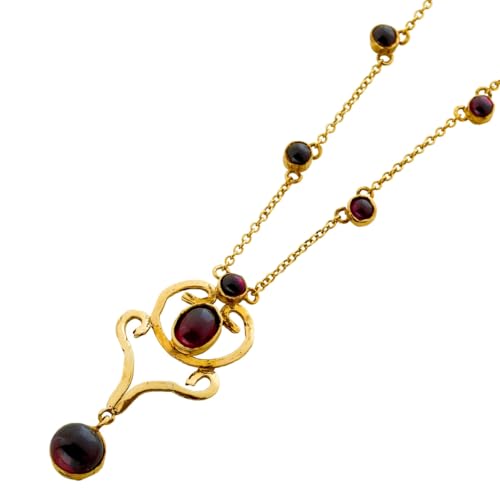 Ch.Abramowicz Rubinkette Gold 750 18K roten Edelsteine 5.10ct.Antikschmuck 43 von CH.ABRAMOWICZ