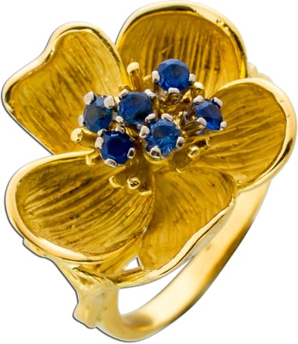 Ch.Abramowicz Saphir Ring Gold 750 18 Karat blaue Edelsteine 0.60ct Antikschmuck 17 Ch.Abramowicz Saphir Ring Gold 750 18 Karat blaue Edelsteine 0.60ct Antikschmuck 17 von CH.ABRAMOWICZ