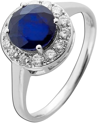 Ch.Abramowicz Saphir Ring Weißgold 585 14K blauer Edelstein Lab Grown Diamanten 19 Ch.Abramowicz Saphir Ring Weißgold 585 14K blauer Edelstein Lab Grown Diamanten 19 von CH.ABRAMOWICZ