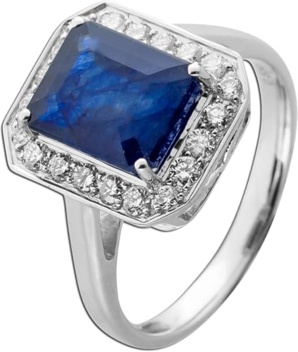 Ch.Abramowicz Saphir Ring Weißgold 585 14K blau echt Edelstein Lab Grown Diamanten 19 Ch.Abramowicz Saphir Ring Weißgold 585 14K blau echt Edelstein Lab Grown Diamanten 19 von CH.ABRAMOWICZ