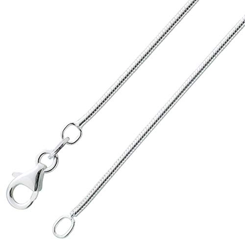 Ch.Abramowicz Schlangenkette 1,0mm Silber 925 massiv 50 von CH.ABRAMOWICZ