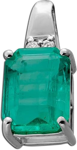 Ch.Abramowicz Smaragd Anhänger Platin 950 grüner Edelstein 0.75ct Brillanten 0.05ct Ch.Abramowicz Smaragd Anhänger Platin 950 grüner Edelstein 0.75ct Brillanten 0.05ct von CH.ABRAMOWICZ
