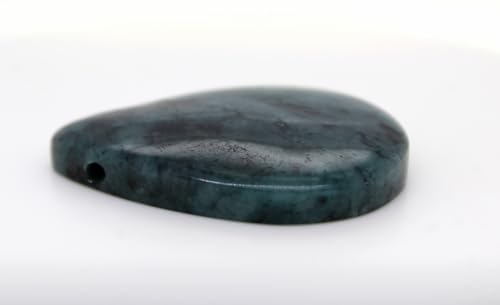 Ch.Abramowicz Smaragd Anhänger dunkelgrün schwarzer Edelstein 114.9ct von CH.ABRAMOWICZ