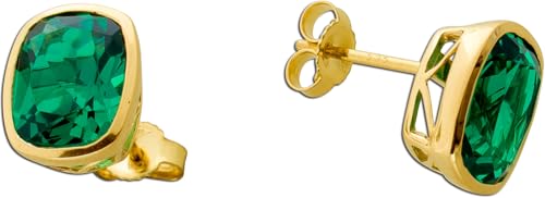 Ch.Abramowicz Smaragd Ohrstecker Gold 585 14K Lab Grown Smaragd Edelsteine 4.7ct von CH.ABRAMOWICZ