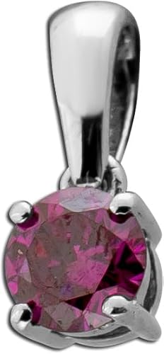 Ch.Abramowicz Solitär Anhänger Platin 950 pinker Natur Diamant 0.25ct von CH.ABRAMOWICZ