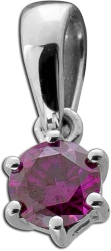 Ch.Abramowicz Solitär Anhänger Platin 950 pinker Natur Diamant 0.25ct von CH.ABRAMOWICZ