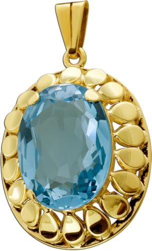 Ch.Abramowicz Anhänger Gold 333 8K blauer Edelstein Spinnel Antikschmuck Ch.Abramowicz Anhänger Gold 333 8K blauer Edelstein Spinnel Antikschmuck von CH.ABRAMOWICZ