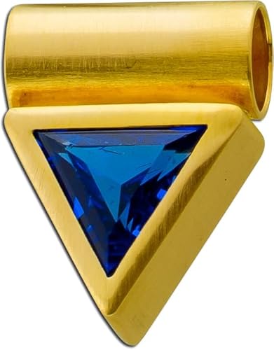Ch.Abramowicz Tansanit Anhänger Gold 750 18K blauer Edelstein 1.4ct von CH.ABRAMOWICZ