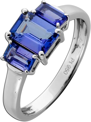 Ch.Abramowicz Tansanit Ring Platin 950 violett blaue Edelsteine 1.5ct 18 Ch.Abramowicz Tansanit Ring Platin 950 violett blaue Edelsteine 1.5ct 18 von CH.ABRAMOWICZ