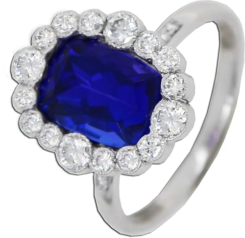 Ch.Abramowicz Tansanitring Weißgold 750 18K blauer Edelstein 4.4ct Brillanten 0.6ct 18 von CH.ABRAMOWICZ