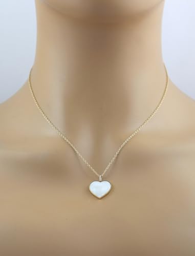 Ch.Abramowicz Topas Herzkette Silber vergoldet Perlmutt 2.3ct weiße Edelsteine 47 Ch.Abramowicz Topas Herzkette Silber vergoldet Perlmutt 2.3ct weiße Edelsteine 47 von CH.ABRAMOWICZ