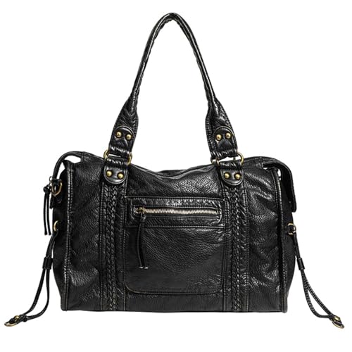 Stilvolle Retro-Umhängetasche, große Kapazität, Schultertasche, Reise-Handtasche für Erwachsene und individualistische Mode-Liebhaber, funktionale Mode Stilvolle Retro-Umhängetasche, große Kapazität, Schultertasche, Reise-Handtasche für Erwachsene und individualistische Mode-Liebhaber, funktionale Mode von CHAKAE