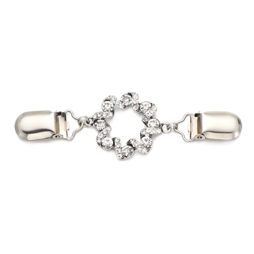 Cinch-Clip, Pullover-Schalkette, Legierung, metallisch, 11,8 cm, 2er-Pack(Style 2) von CHAKEUZND