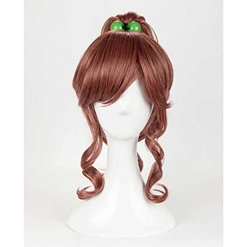 Anime Cosplay Perücke, Sailor Moon Sailor Jupiter Perücke, Ponytail Perücke, Mit Kostenloser Perückenkappe, Für Party Alltag Halloween Perücke Cosplay, Anime-Fan-Geschenk,A von CHALKSEA