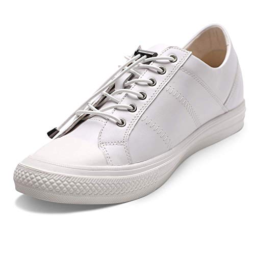 CHAMARIPA Aufzug Schuhe Männer Höhe Zunehmende Leder Sport Sneaker Lässige Hebe Blau Unsichtbare Ferse Schuhe Teller 2,36 inch-H81C89K012D von CHAMARIPA