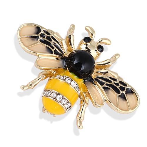 Brosche Damen Biene Fliegendes Insekt Brosche Zubehoer Der Kleidung Emaille Geschenke Broschen für Mädchen-Frauen Brosche Damen Biene Fliegendes von ＣＨＡＭＥＥＮ