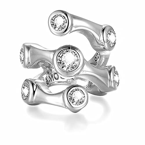 CHAMOON® Charm Steine Silber - Sparkle Dream Charm Anhänger 925 Sterling Silber mit 7 Zirkonia Steinen von CHAMOON