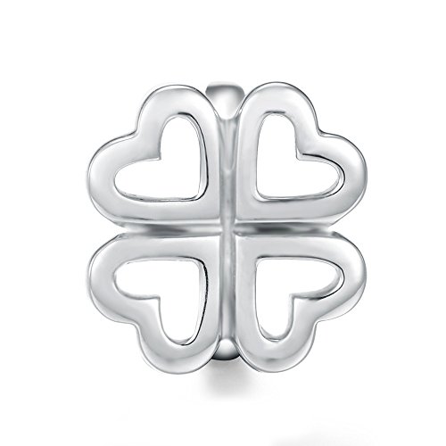 CHAMOON Charm-Anhänger Four Leaf Clover Kleeblatt 925 Sterling Silber 11007 CHAMOON Charm-Anhänger Four Leaf Clover Kleeblatt 925 Sterling Silber 11007 von CHAMOON