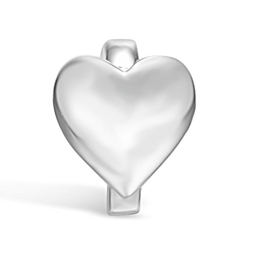 CHAMOON Charm-Anhänger Heart of Life Großes Herz 925 Sterling Silber 11010 von CHAMOON