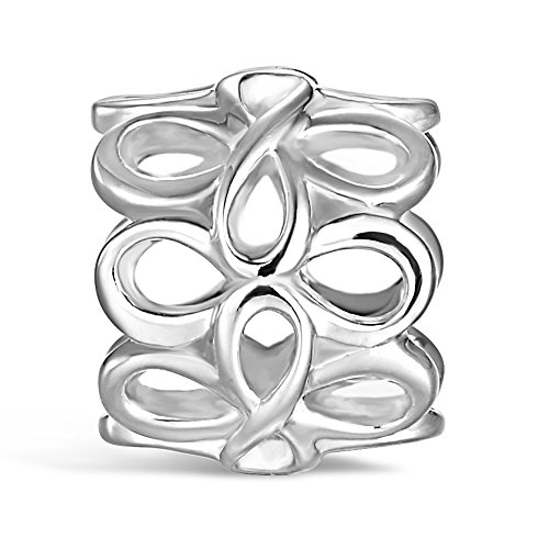CHAMOON Charm-Anhänger Infinity Unendlichkeits-Symbol 925 Sterling Silber 11022 von CHAMOON