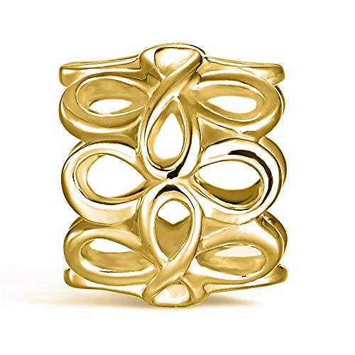CHAMOON Charm-Anhänger Infinity Unendlichkeits-Symbol Silber 18 Karat Vergoldet 31022 von CHAMOON