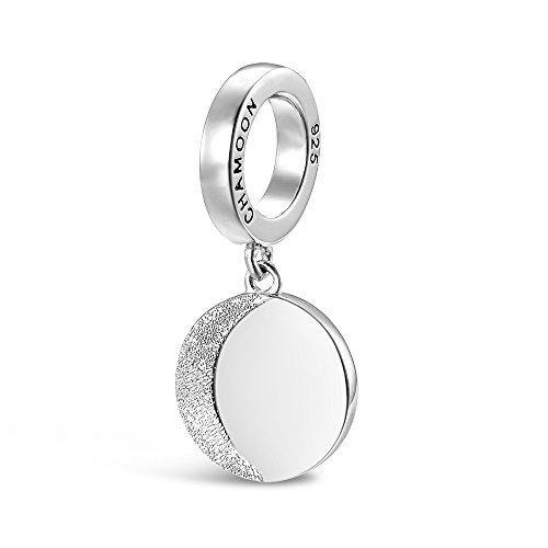 CHAMOON Charm-Anhänger Moon Mond 925 Sterling Silber 12043 von CHAMOON