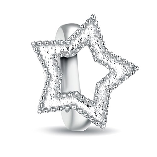 CHAMOON Charm-Anhänger Star Stern 925 Sterling Silber 11002 von CHAMOON