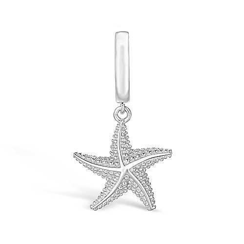 CHAMOON Charm-Anhänger Starfish Seestern 925 Sterling Silber 12027 von CHAMOON