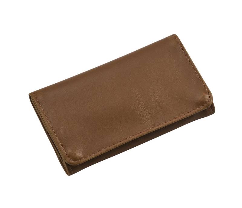 CHAMP Etui TABAK BEUTEL Leder Optik Tabaketui Tasche 87 (Hellbraun), Drehertasche Tabakbeutel Feinschnitt Rollbeutel Tabaktasche von CHAMP