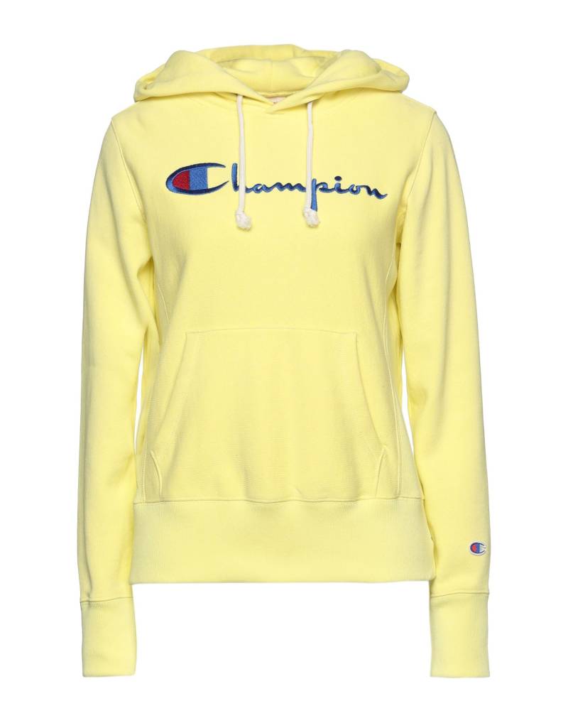 CHAMPION REVERSE WEAVE Sweatshirt Damen Gelb von CHAMPION REVERSE WEAVE