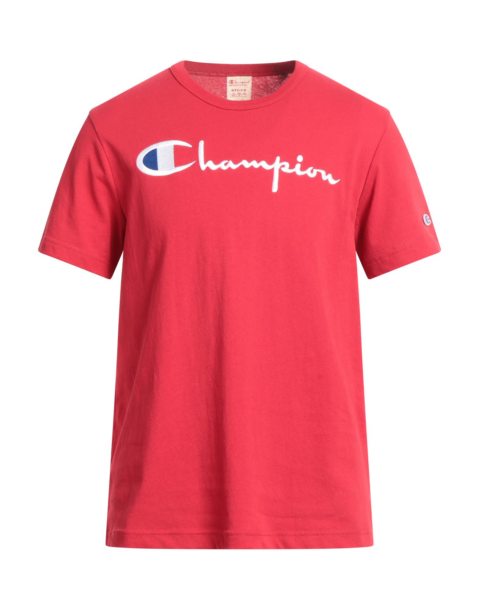 CHAMPION REVERSE WEAVE T-shirts Herren Rot von CHAMPION REVERSE WEAVE