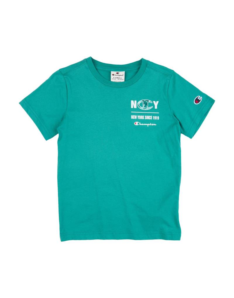 CHAMPION T-shirts Kinder Smaragdgrün von CHAMPION