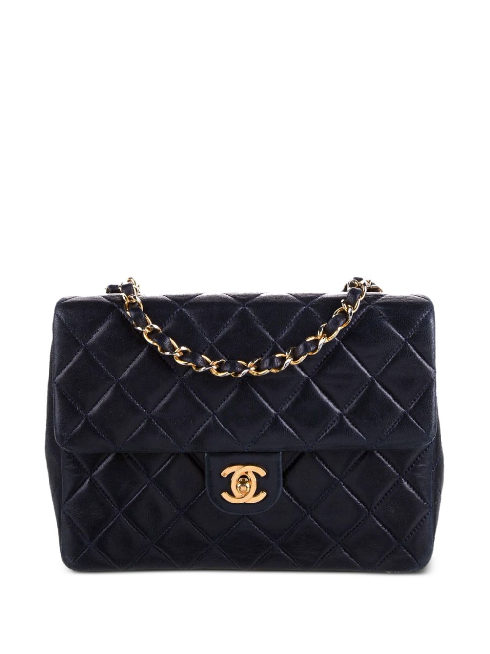 CHANEL Pre-Owned 1990 pre-owned Classic Flap Schultertasche - Blau von CHANEL Pre-Owned