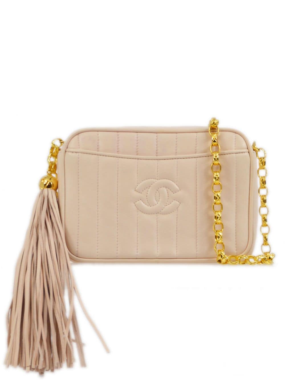 CHANEL Pre-Owned 1992 pre-owned Mademoiselle Schultertasche - Rosa von CHANEL Pre-Owned