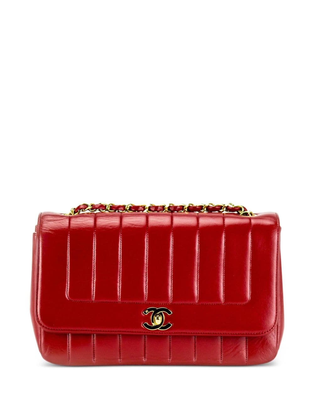 CHANEL Pre-Owned 1993 mittelgroße Diana Schultertasche - Rot von CHANEL Pre-Owned