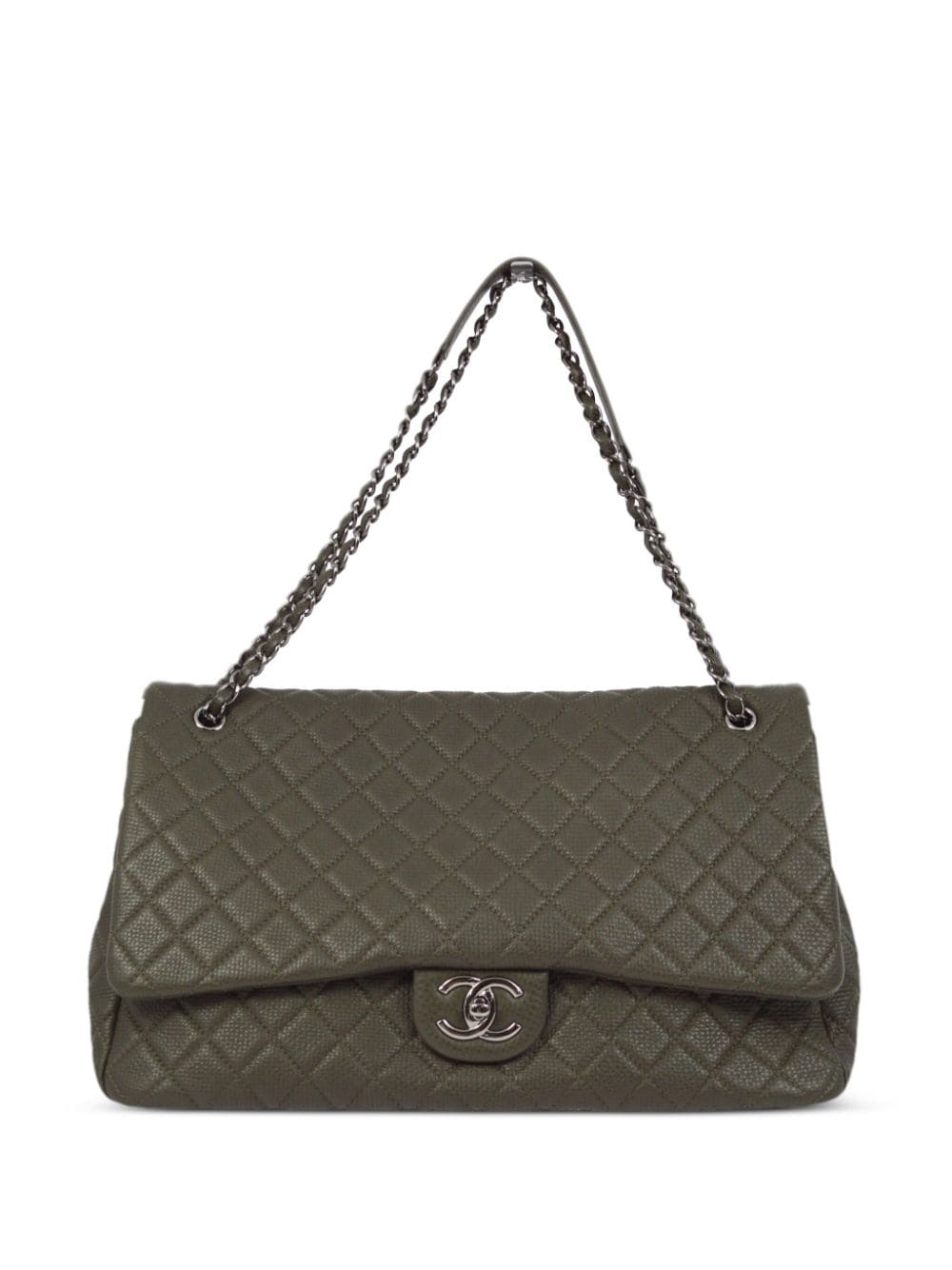 CHANEL Pre-Owned 1997 Classic Flap Schultertasche - Grau von CHANEL Pre-Owned