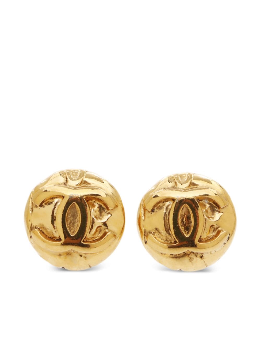 CHANEL Pre-Owned 1997 pre-owned Coco Ohrclips - Gold von CHANEL Pre-Owned