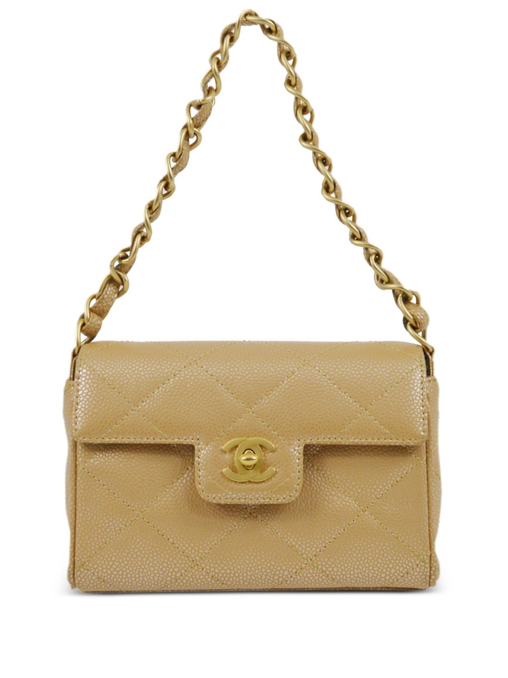 CHANEL Pre-Owned 2000 Classic Flap Handtasche - Nude von CHANEL Pre-Owned