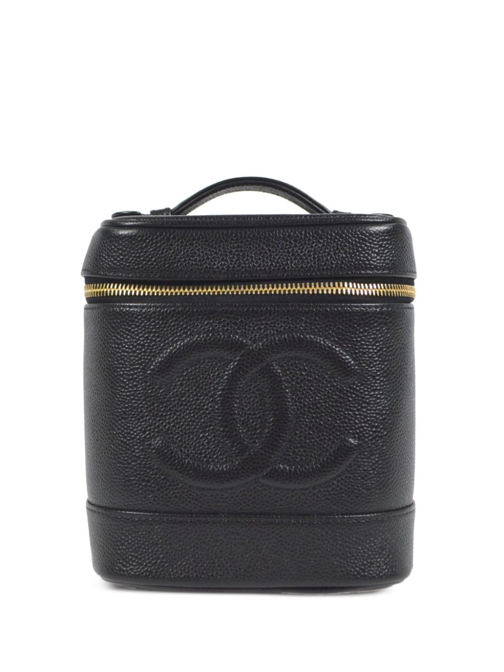 CHANEL Pre-Owned 2002 CC Kosmetiktasche - Schwarz von CHANEL Pre-Owned