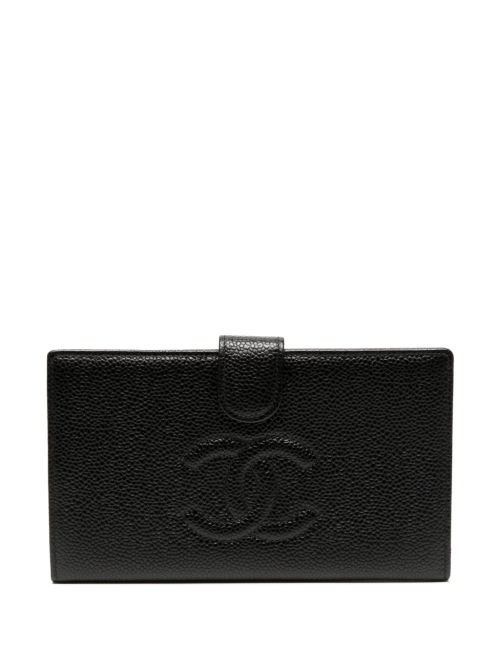 CHANEL Pre-Owned 2002 Portemonnaie mit CC - Schwarz von CHANEL Pre-Owned