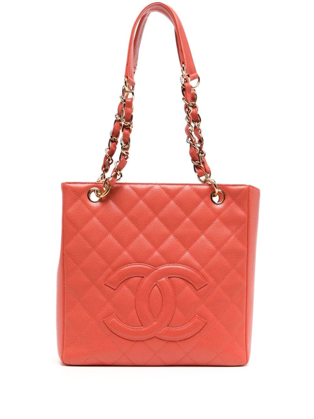 CHANEL Pre-Owned 2003 Petit Shopping Handtasche - Orange von CHANEL Pre-Owned