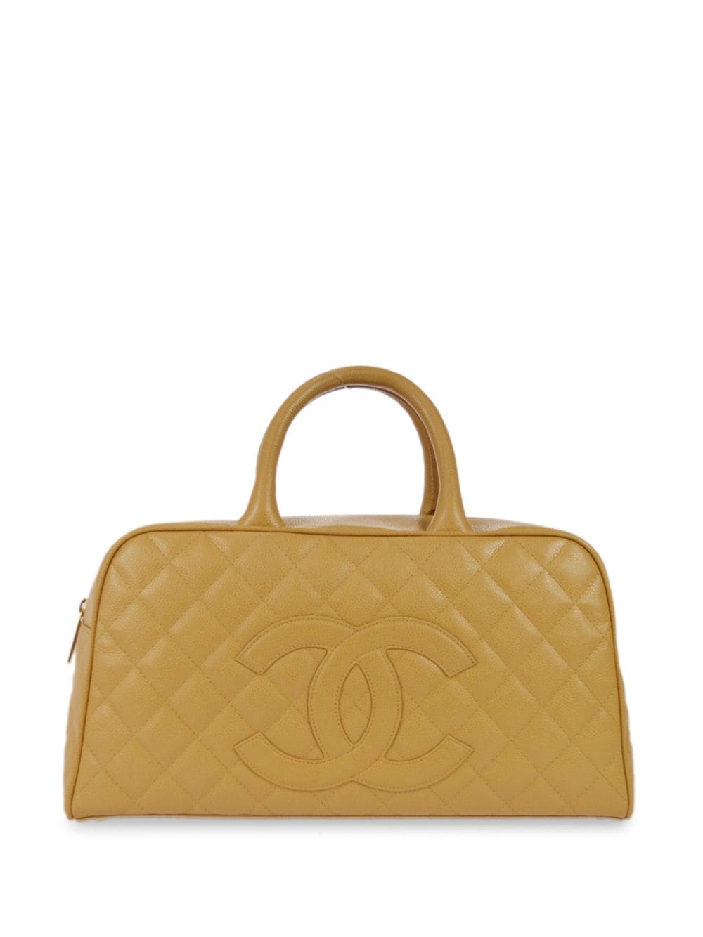 CHANEL Pre-Owned 2005 Bowlingtasche mit CC - Nude von CHANEL Pre-Owned